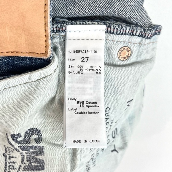 Moussy Vintage Rhode Cropped Flare High Rise Distressed Jeans Size 27 - Picture 14 of 14